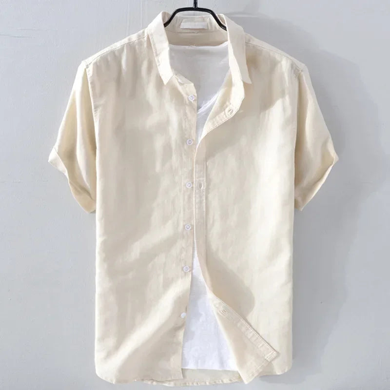 Men's Casual Pure Shirt Minha loja
