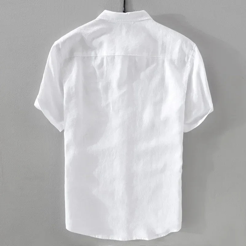 Men's Casual Pure Shirt Minha loja