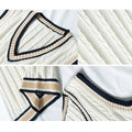 Striped Men's Sweater Vest Minha loja