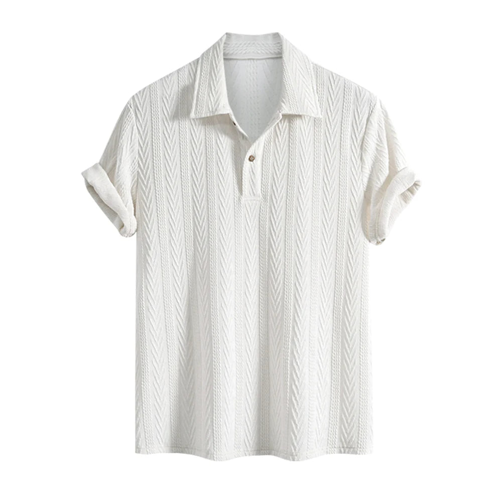 Men's Casual Stand Collar Shirt Minha loja