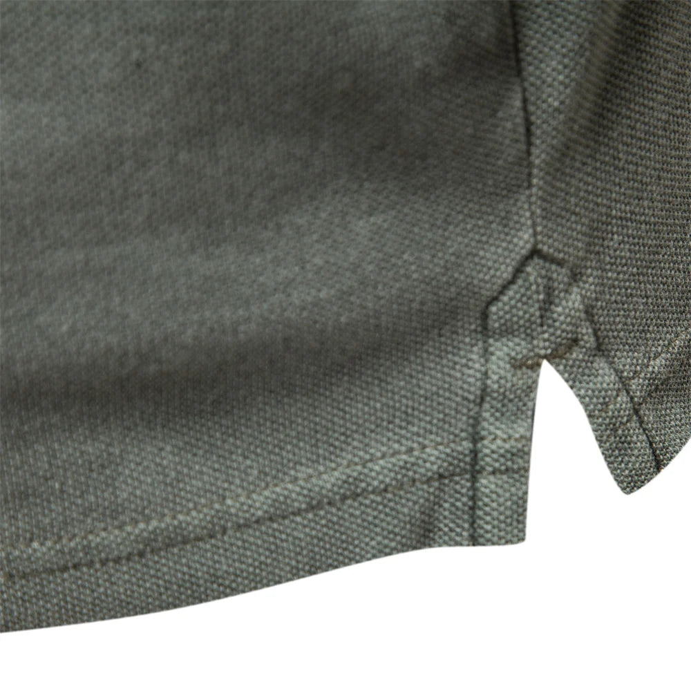 Cotton Knit Polo Shirt Minha loja