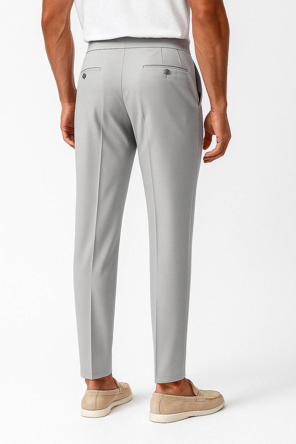 Trousers men's casual cotton-linen